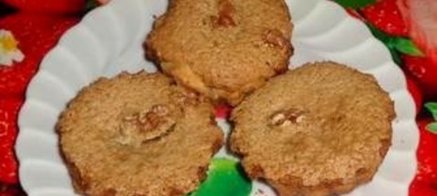Кексы с ореховой начинкой
