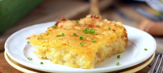 Картофельная запеканка с сыром в духовке