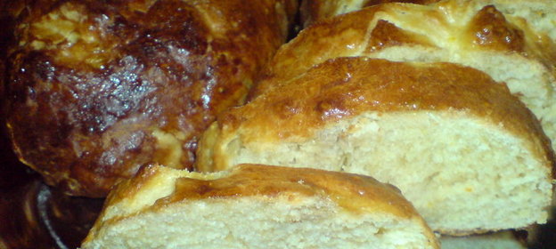 Сдобный и сладкий мятно-апельсиновый хлеб (по Ришару Бертине)