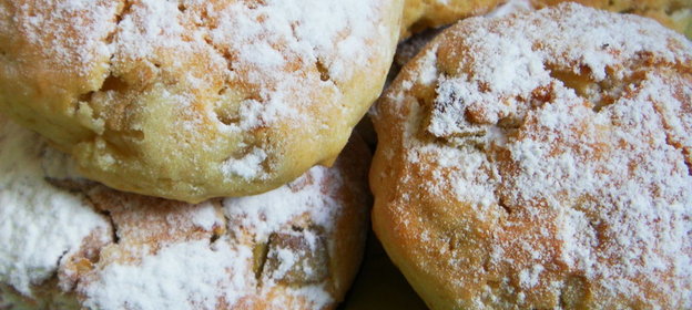 Песочное печенье с яблоками