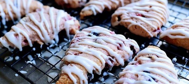 Черничное печенье