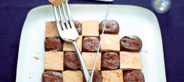 Фуа-гра с шоколадом