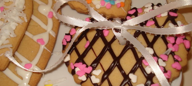 ВАЛЕНТИНКИ с лимонным ароматом (подарочное печенье)