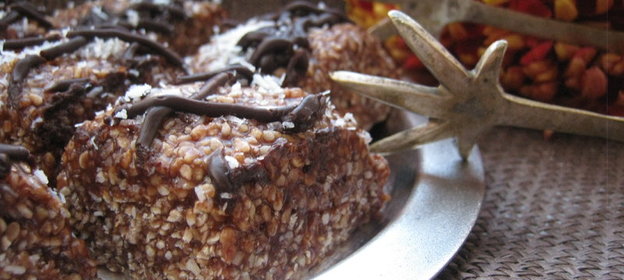 Халва из кунжутных семян с шоколадом