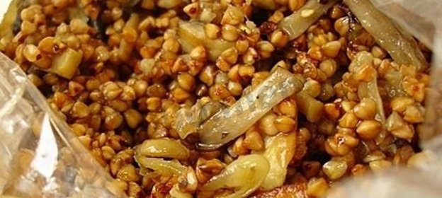 Гречка в рукаве в духовке