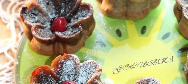 Кофейный кекс с начинкой