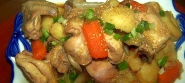 Курица в соевом соусе с кленовым сиропом