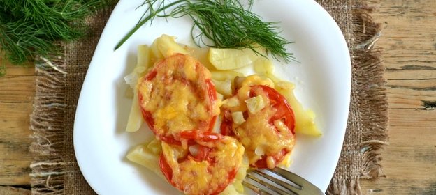 Вегетарианская запеканка из картофеля