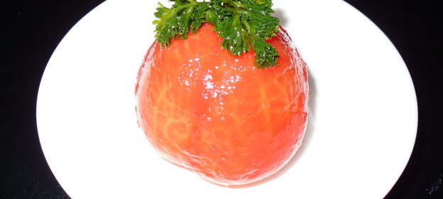 Фасолевый салат с хлебом