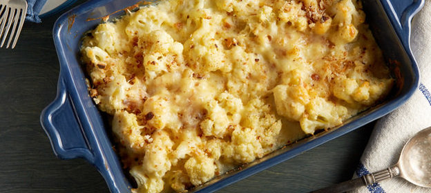 Картофельная запеканка с цветной капустой