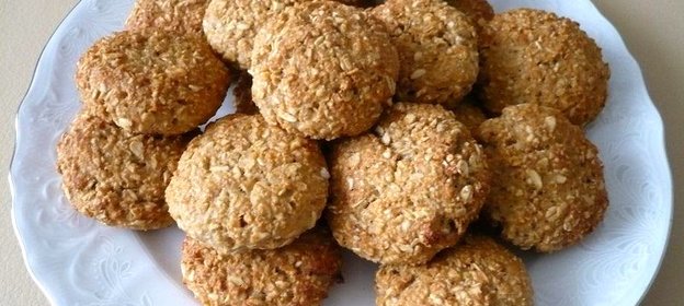 Овсяно-творожное печенье с бананом