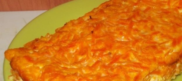 Морковная запеканка «Солнечная»