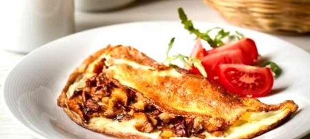 Лисички, жареные с яйцом