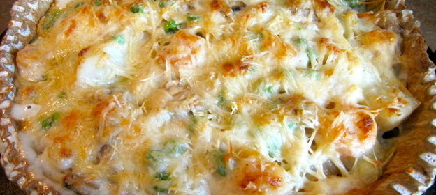 Запеканка из овощей с рыбой