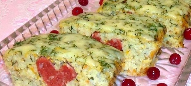 Капустная запеканка с салями Признание в любви