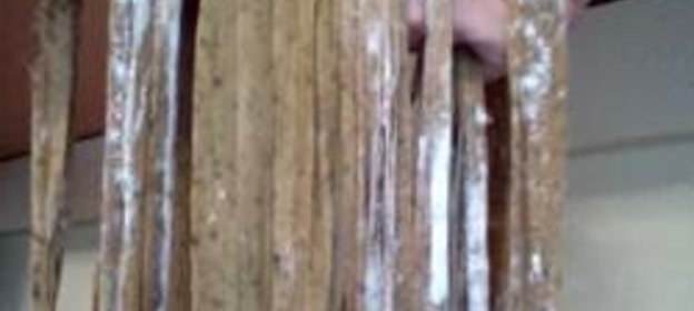 Домашние макароны с базиликом