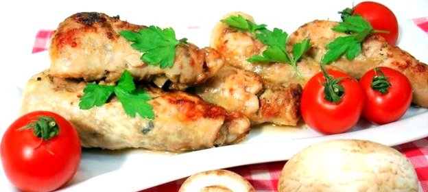 Голень куриная фаршированная