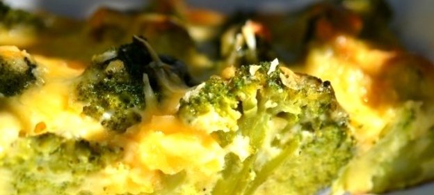 Запеканка с брокколи и сыром
