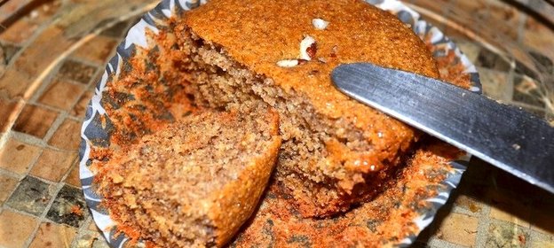 Безглютеновые орехово-банановые кексы