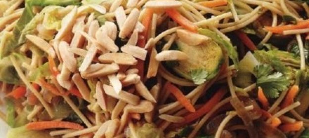 Спагетти с брюссельской капустой