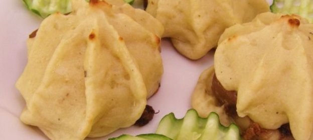 Мини-запеканки «Звездочки» из картофельного пюре