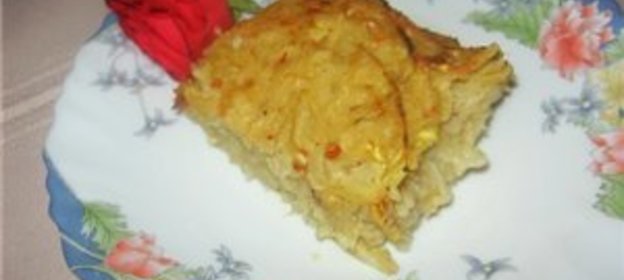 Запеканка из картофеля и кабачка