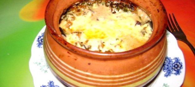 Запеканка с баклажанами