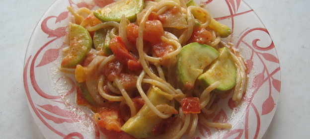 Паста с кабачками