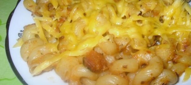 Макароны с сардиной