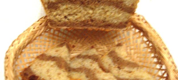 Постный «полосатый» хлеб