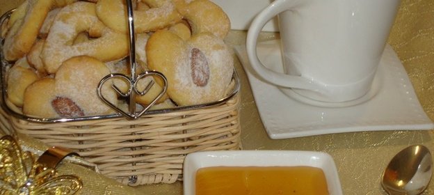 Песочное печенье с кокосовой стружкой