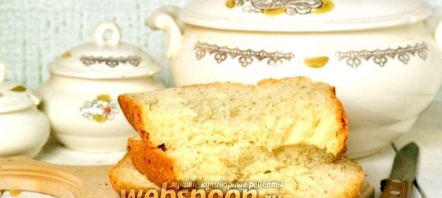 Чесночный хлеб с укропом в хлебопечке