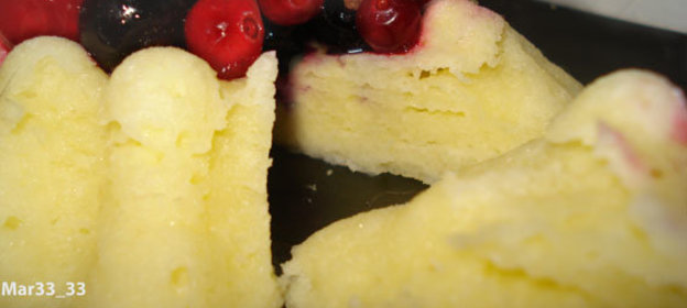 Творожная запеканка в микроволновке за 6 минут