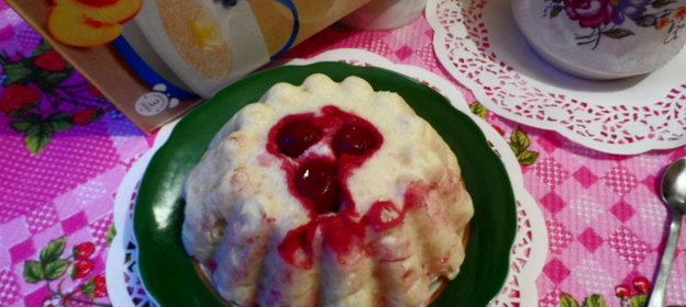 Творожно-овсяная запеканка на пару