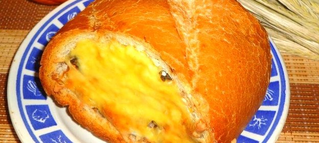 Батон запеченный с гречкой