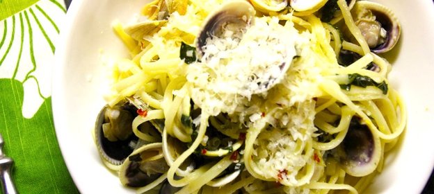 Паста с моллюсками