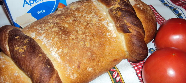 Греческий хлеб с маслинами (Greek olive bread)