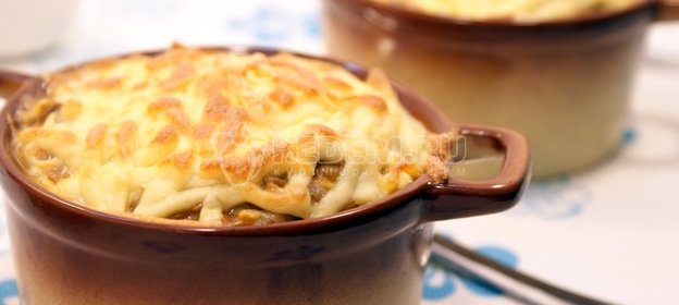 Запеканка из чечевицы