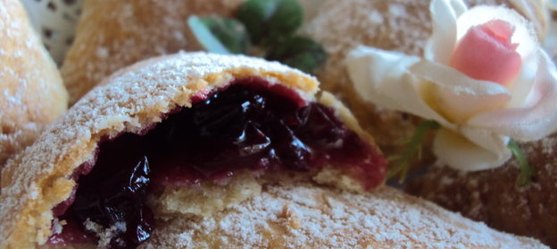 Еще одно клюквенное печенье:) (без яиц)