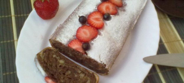 Пятнистый КЕКС на быструю руку(очень вкусный и сочный)...)))