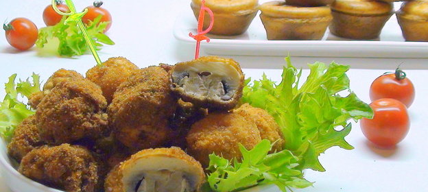 УниВЕРЕСальные закуски: грибы в кляре и кексы с грибами. Просто и очень вкусно!