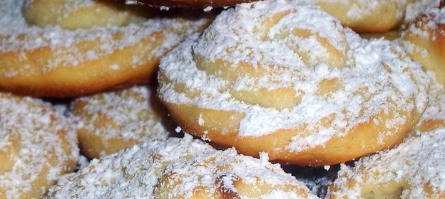 Творожное печенье с апельсиновым ароматом