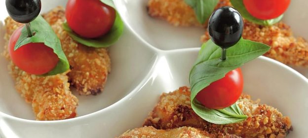 Куриные кебабы с ананасами