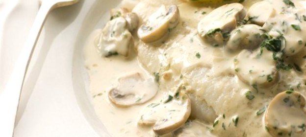 Соус лимонный с грибами и каперсами