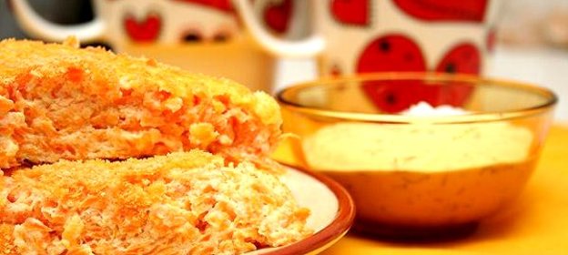 Морковная запеканка