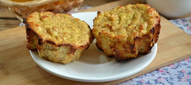 Диетические кексы творожные