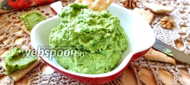 Дип из зелёного горошка