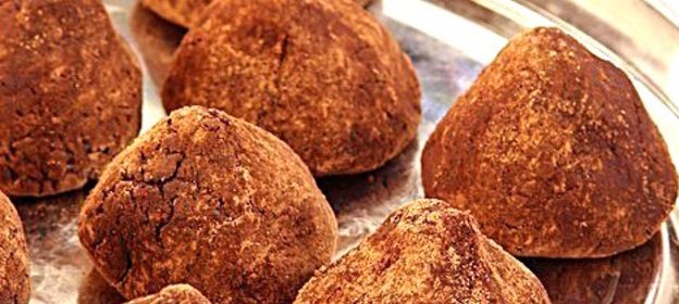 Шоколадные трюфели с грецкими орехами