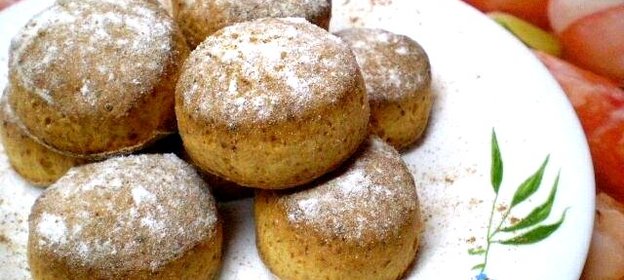 Печенье с творогом и ванилью