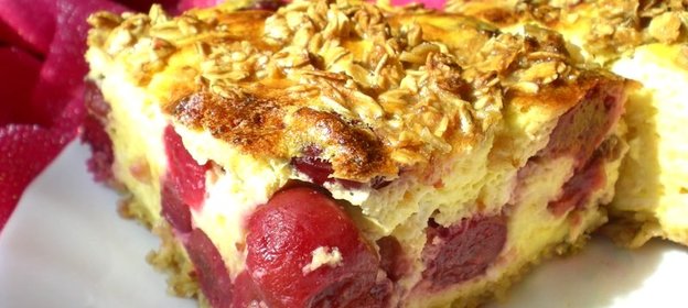 Творожно-овсяная запеканка